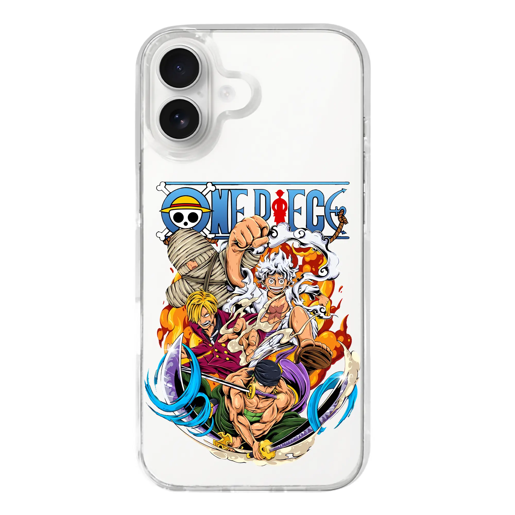 ワンピース グッズ モンキー・D・ルフィ - iPhone 17シリーズ 透明スマホケース – 薄型・耐衝撃・精密フィット保護カバー